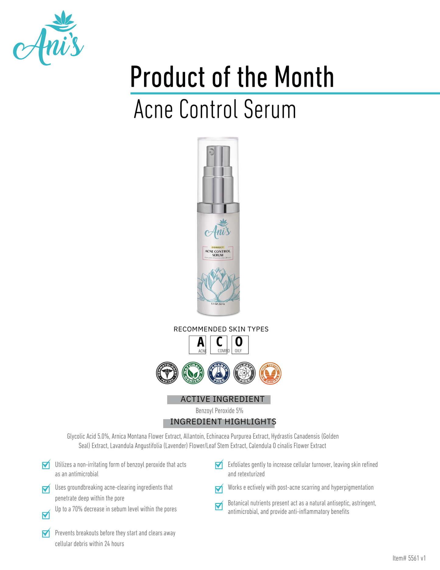 Acne Control Serum