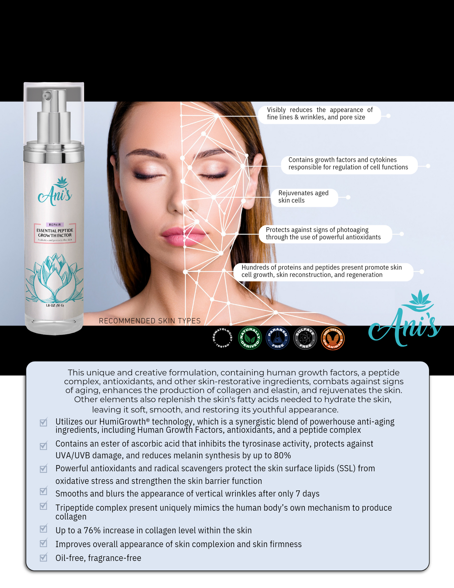 ESSENTIAL PEPTIDE GROWTH FACTOR