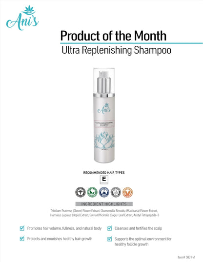 Ultra Replenishing
Shampoo