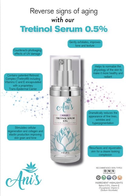 Tretinol Serum
0.5%