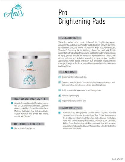 Pro 
Brightening Pads