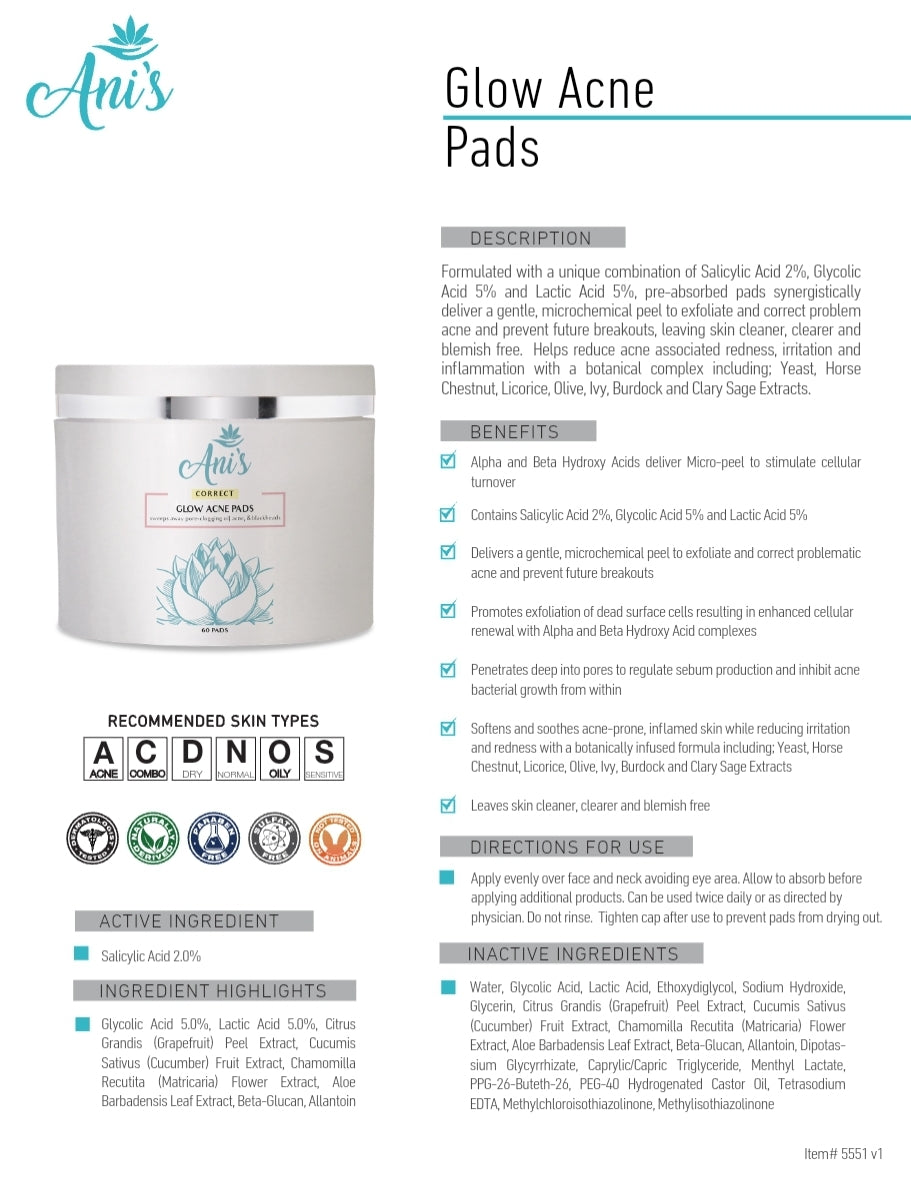 GLOW ACNE PADS