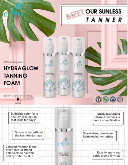 HYDRAGLOW TANNING FOAM