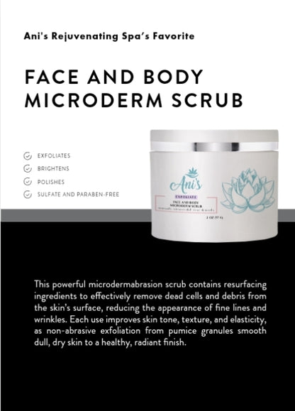 FACE AND BODY MICRODERM SCRUB