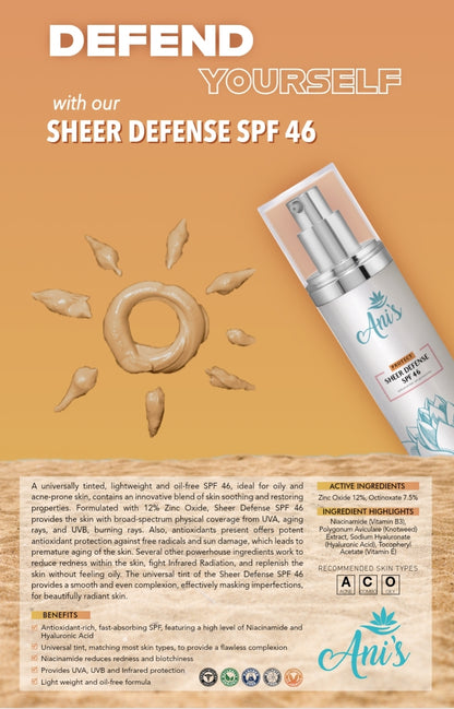 SHEER DEFENSE SPF 46